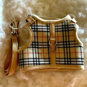 NEW Upscale Fashionable Leash & Harness Combo